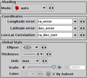 SkyCorr form configuration panel