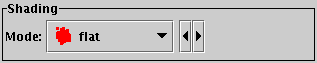 Flat shading mode selection