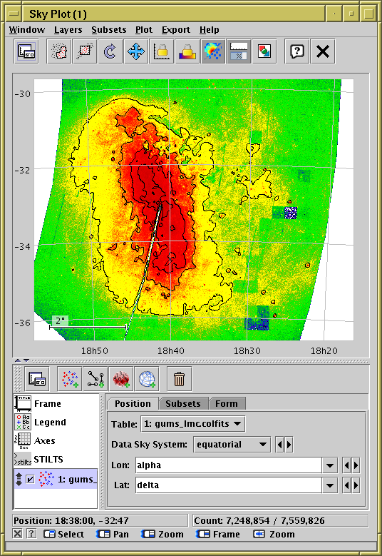 Sky Plot Window