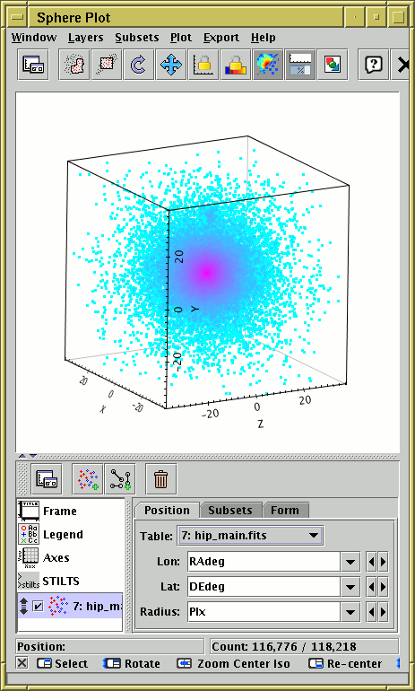 Sphere Plot Window