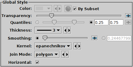 ArrayQuantile form configuration panel