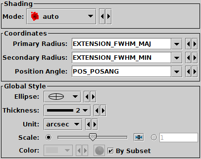 SkyEllipse form configuration panel